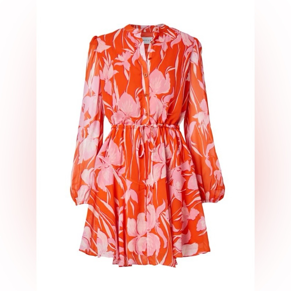 Milly Reina Parrot Tulip Dress, size 6 - Picture 2 of 2